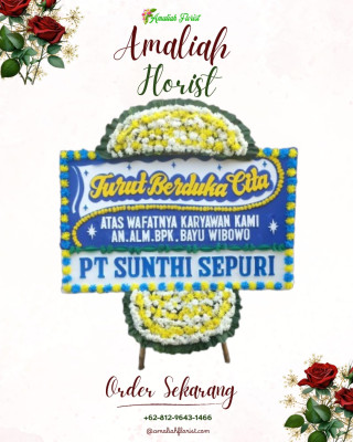 Papan Bunga Duka di Sei Sikambing C Ii