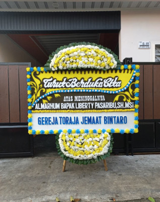 Papan Bunga Duka di Sei Sikambing C Ii
