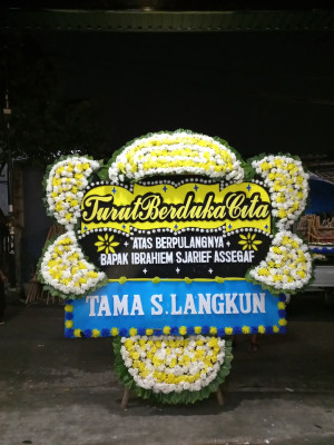 Papan Bunga Duka di Sei Sikambing C Ii